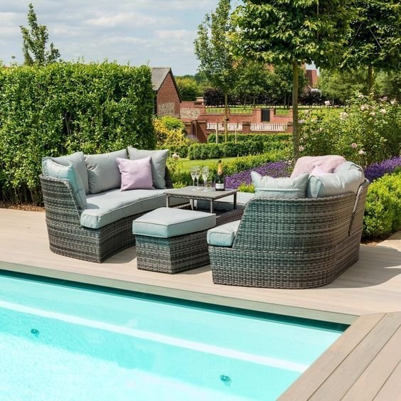 Outdoor Swivel Sofa Seating-Premium Patio Furniture